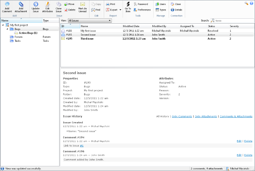 Desktop Client application