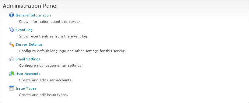 The Administration Panel